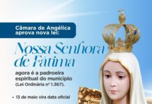 Câmara Municipal aprova lei que reconhece Nossa Senhora de Fátima como padroeira espiritual de Angélica